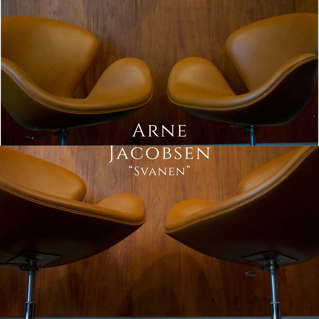 Arne Jacobsen Svanen –  Elegance Walnut læder
