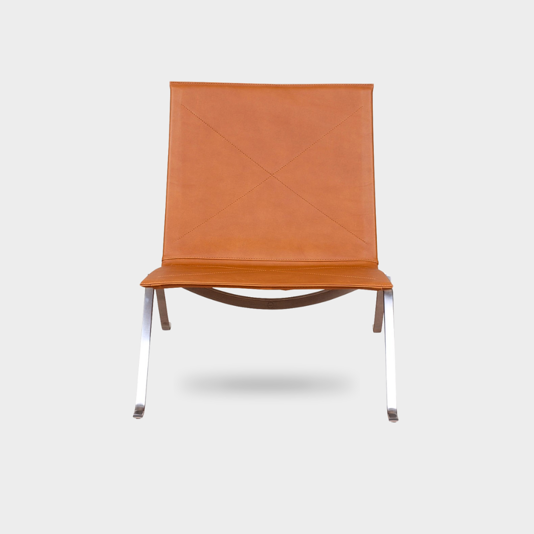 Poul Kjærholm PK-22, Kold Christensen in Elegance cognac leather