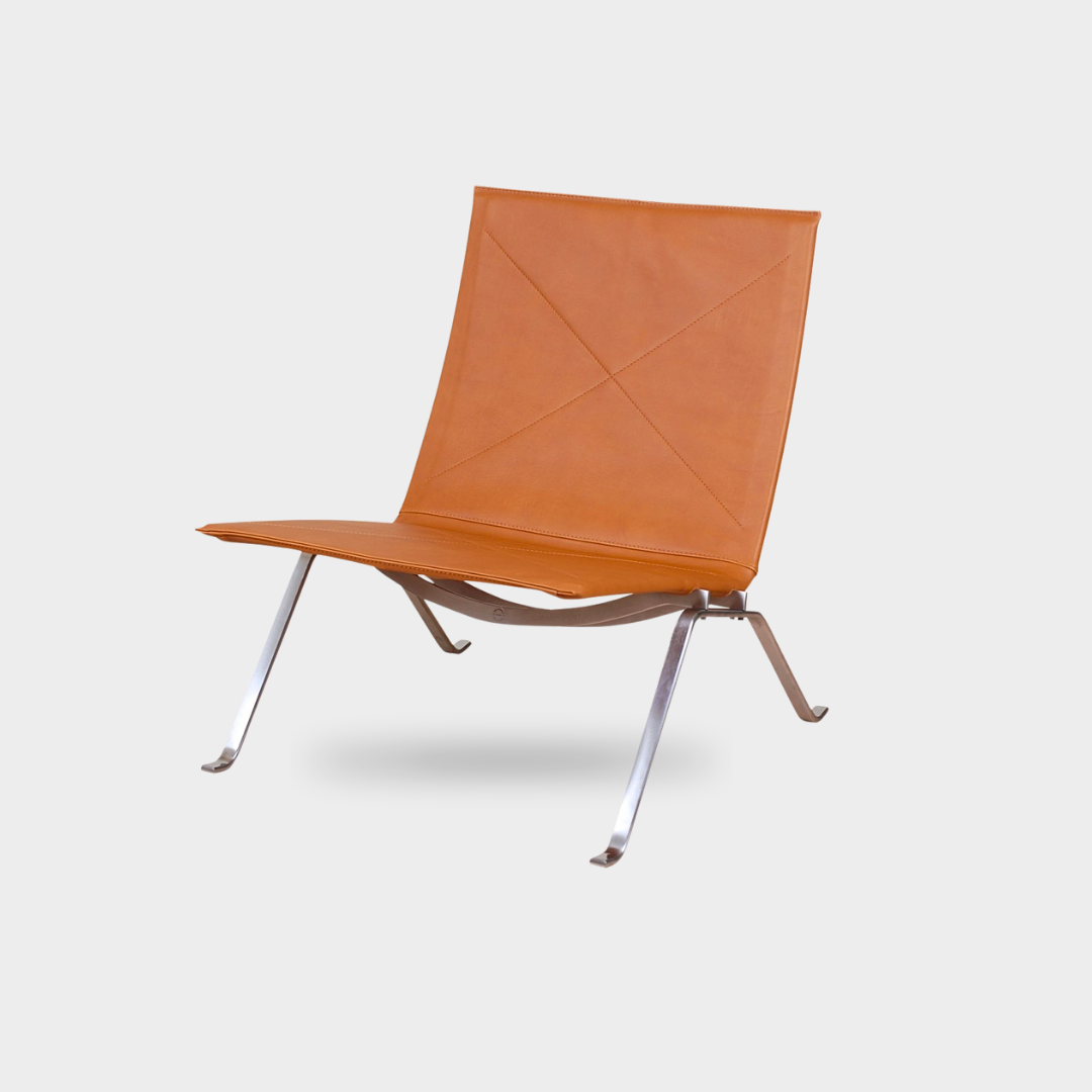 Poul Kjærholm PK-22, Kold Christensen in Elegance cognac leather
