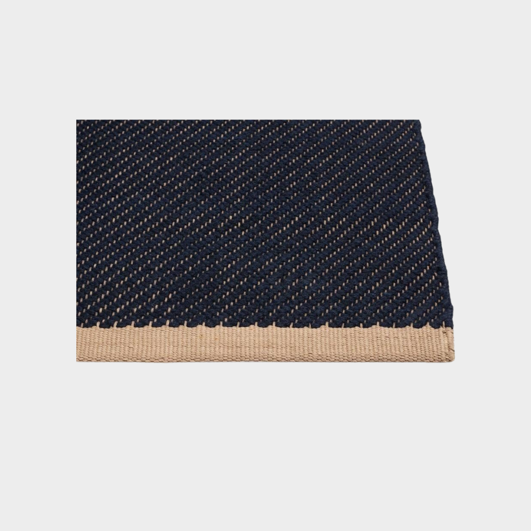 Hay - Bias rug, 200 x 300 cm, Dark blue