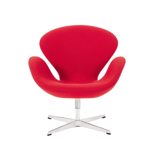 Arne Jacobsen "Svanen" model 3320 / Rød uld